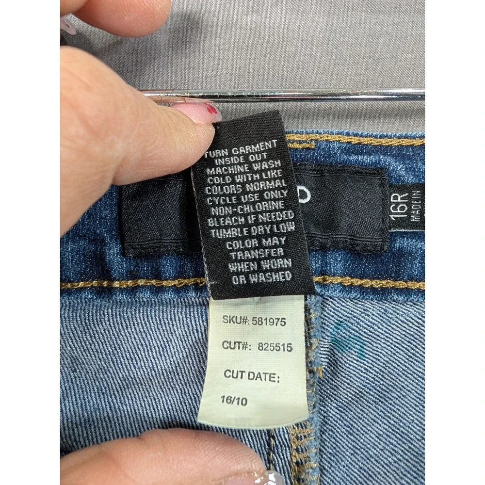 Torrid Denim Jeans Womens 16R Blue Skinny Leg Stretch Medium Wash
